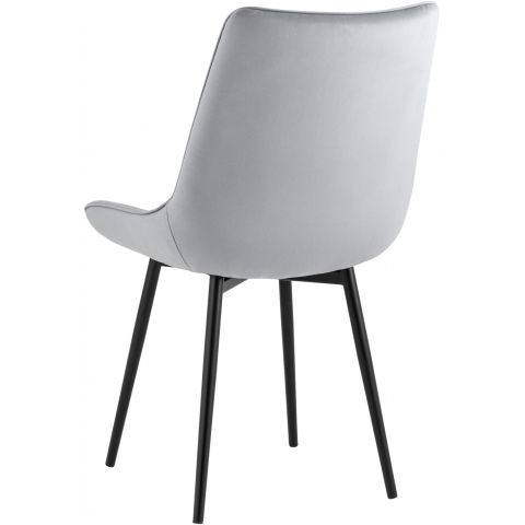 Стул Дарвин велюр серый