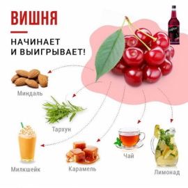 Сироп FRUIT INNOVATIONS Вишня DAVINCI 1000мл