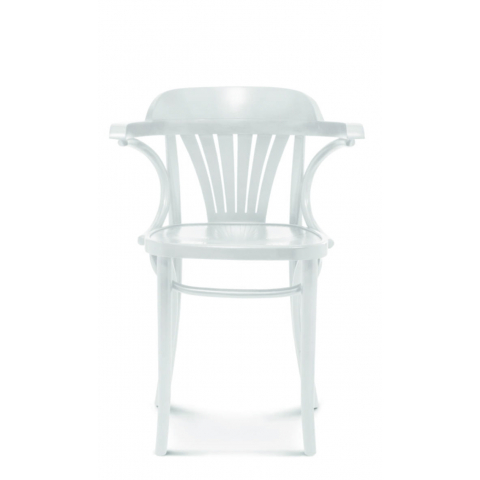 Венский стул B-165 белый деревянный каркас