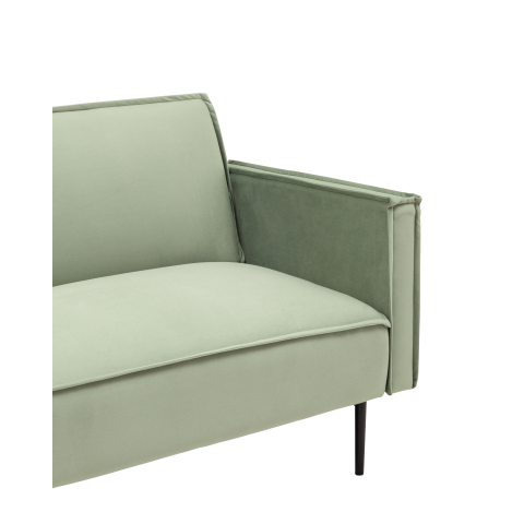 Диван прямой Кассель велюр светло-салатовый раскладной