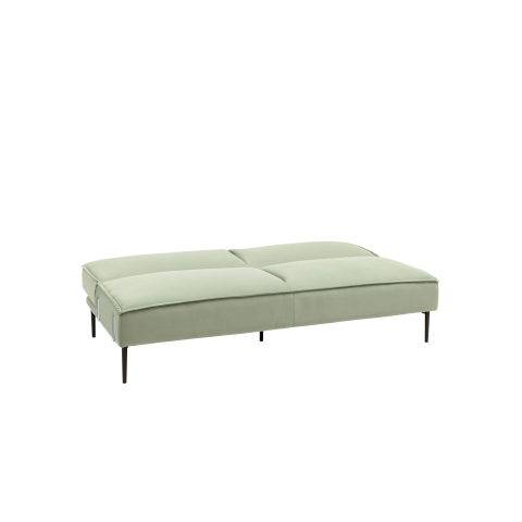 Диван прямой Кассель велюр светло-салатовый раскладной