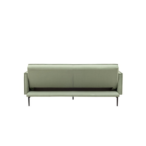 Диван прямой Кассель велюр светло-салатовый раскладной