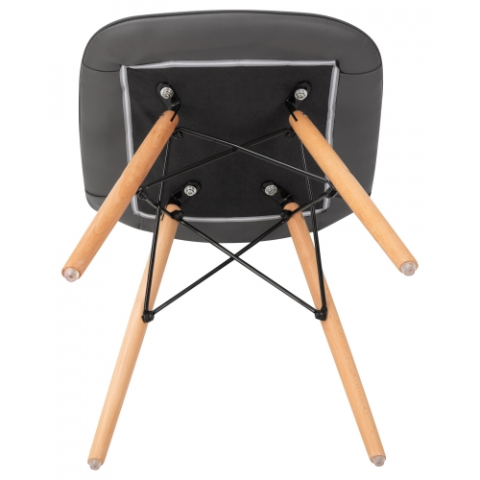 Мягкий стул Eames soft серый