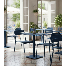 Металлический стол Ривьера квадратный 600х600 мм