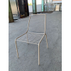Металлический стул Ла Мели New серо-бежевый