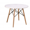 Круглый журнальный стол Eames белый