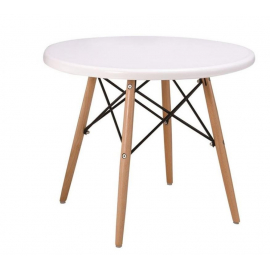 Круглый журнальный стол Eames белый