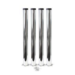 Комплект из 4-х ножек для стола, материал хром, высота 710 мм