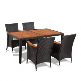 Комплект плетеной мебели AFM-460 150x90 Brown (4+1)