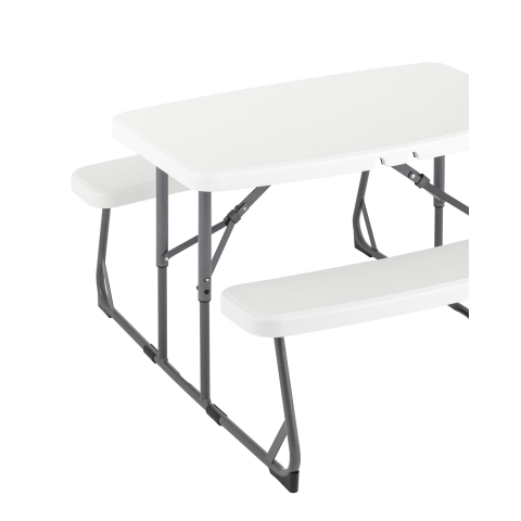 Комплект стола и двух скамеек Кейт детский раскладной белый