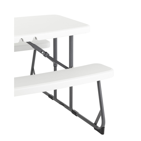 Комплект стола и двух скамеек Кейт детский раскладной белый