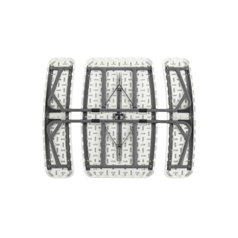 Комплект стола и двух скамеек Кейт детский раскладной белый