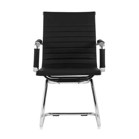 Кресло для посетителей TopChairs Visit черное