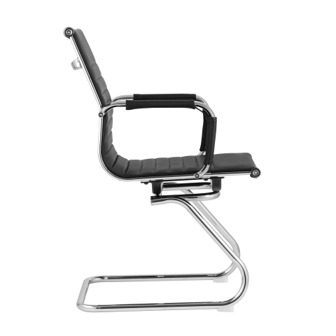 Кресло для посетителей TopChairs Visit черное