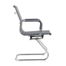 Кресло для посетителей TopChairs Visit серое