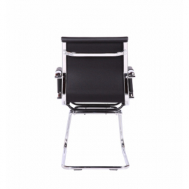 Кресло для посетителей «Visit» с мягким сиденьем (хромированный каркас)