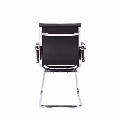 Кресло для посетителей «Visit» с мягким сиденьем (хромированный каркас)