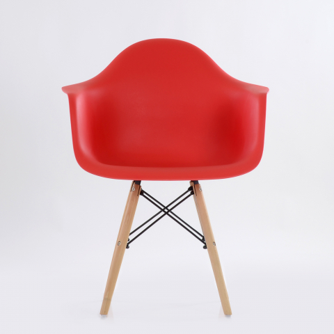 Кресло Eames DAW красный