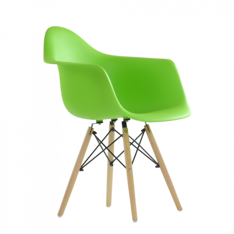 Кресло Eames DAW салатовый