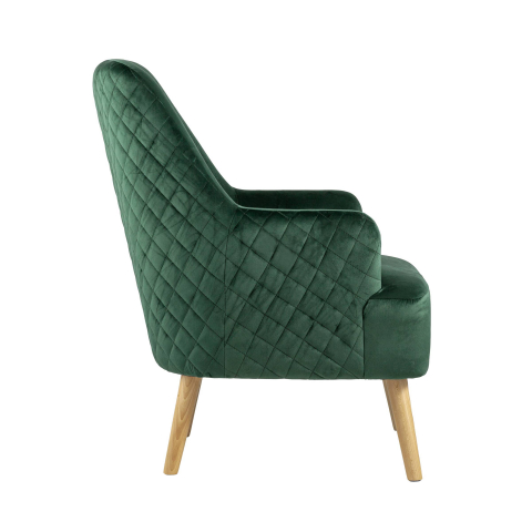 Кресло Хантер велюр зеленый