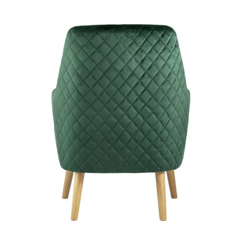 Кресло Хантер велюр зеленый