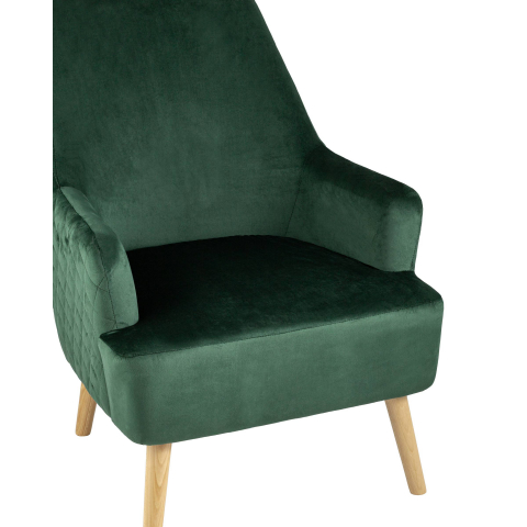 Кресло Хантер велюр зеленый