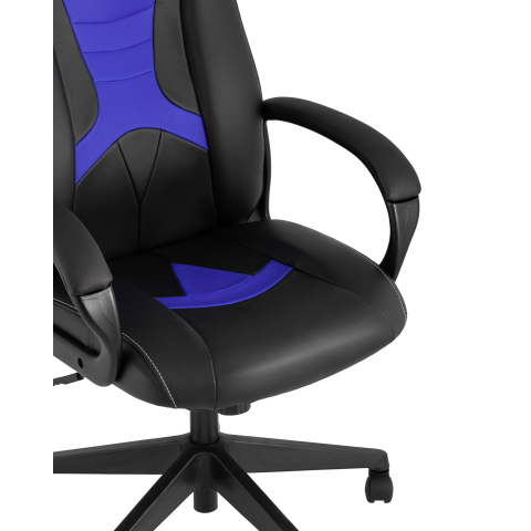 Кресло игровое TopChairs ST-CYBER 8 черный/синий