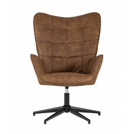 Кресло Ирис вращающееся коричневое