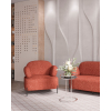 Кресло Кэнди ткань букле коралловый