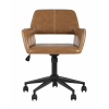 Кресло компьютерное Филиус экокожа коричневый