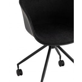 Кресло офисное LIBRA рогожка черный