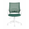 Кресло офисное TopChairs ST-BASIC-W зеленый крестовина пластик белый