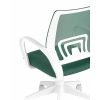 Кресло офисное TopChairs ST-BASIC-W зеленый крестовина пластик белый