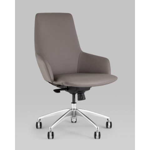 Кресло офисное TopChairs Bow серый