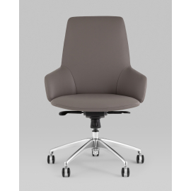 Кресло офисное TopChairs Bow серый