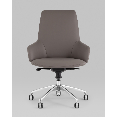 Кресло офисное TopChairs Bow серый