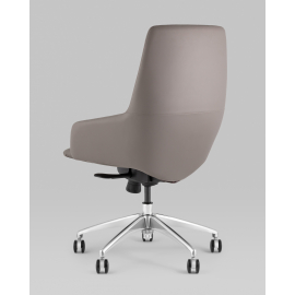 Кресло офисное TopChairs Bow серый