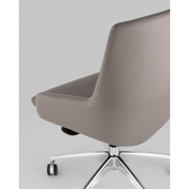 Кресло офисное TopChairs Bow серый