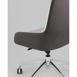 Кресло офисное TopChairs Soulo светло-серый, серый