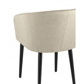 Кресло Ральф рогожка бежевый