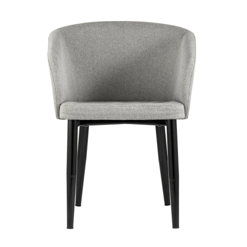 Кресло Ральф рогожка серый