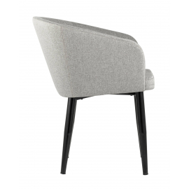 Кресло Ральф рогожка серый