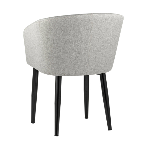 Кресло Ральф рогожка серый