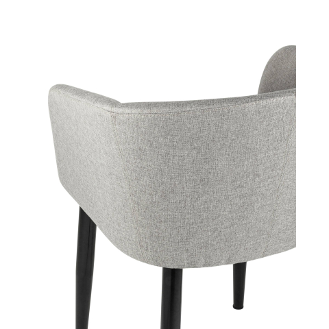 Кресло Ральф рогожка серый