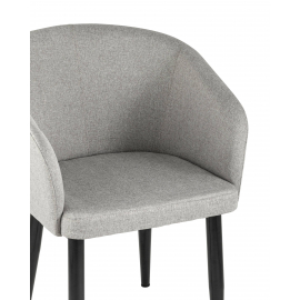 Кресло Ральф рогожка серый