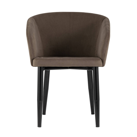 Кресло Ральф велюр коричневый