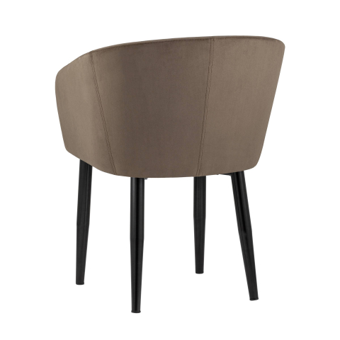 Кресло Ральф велюр коричневый