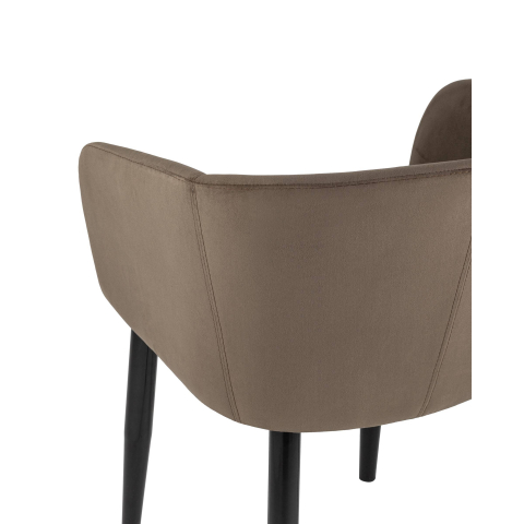 Кресло Ральф велюр коричневый