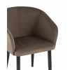 Кресло Ральф велюр коричневый