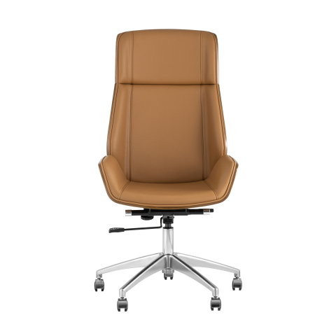 Кресло руководителя TopChairs Crown коричневое